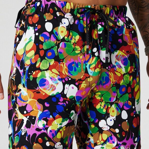 Fabletics Other - Fabletics The One Short 7" Men's Sz M Abstract Print Athletic Performance